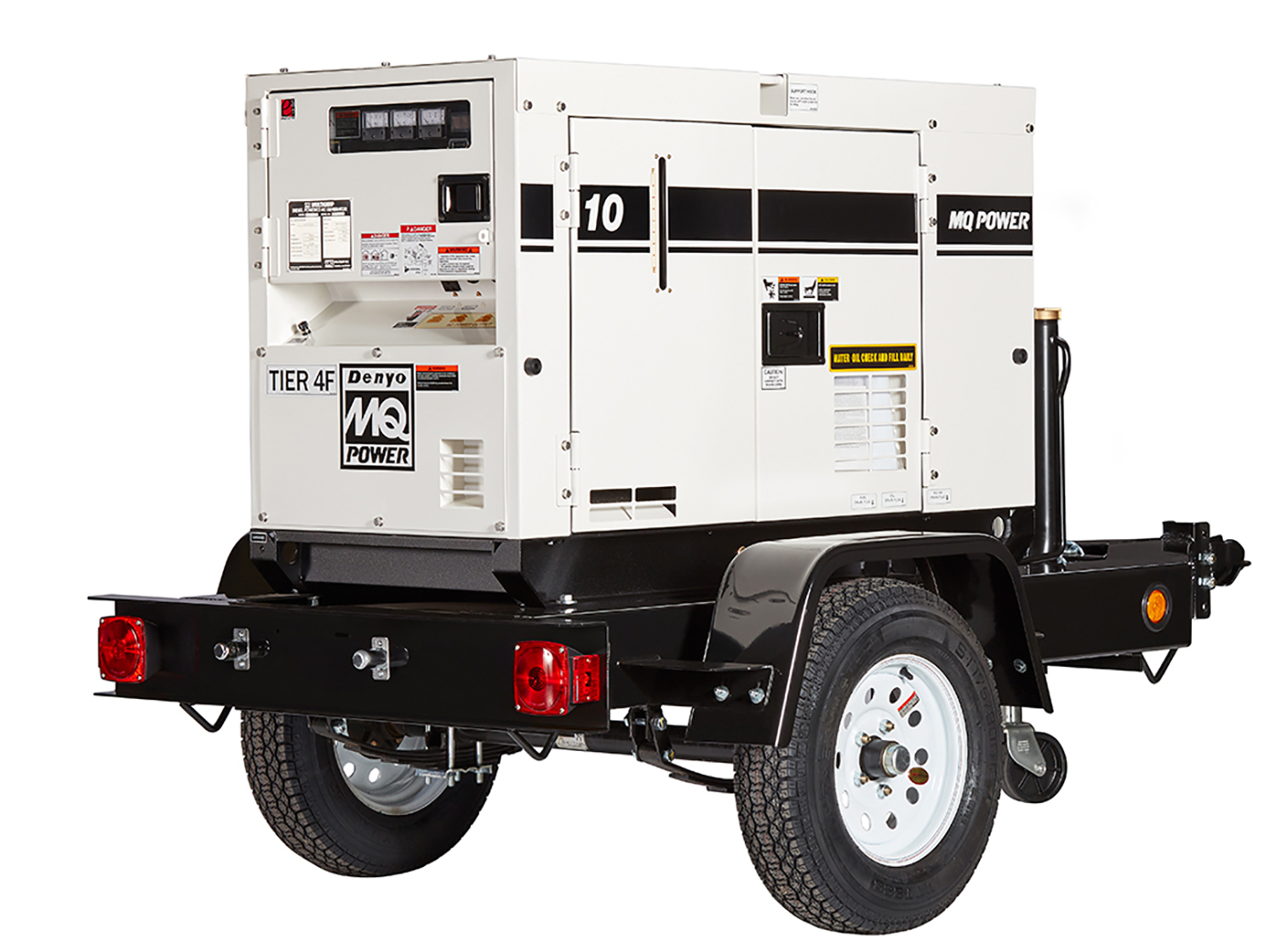 10kw Portable Diesel Generator, 120/240v, 1ph Contractor Style